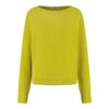 In Shape, trui chenille met metallic draad, lime