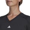 adidas aeroready train essentials minimal branding v-hals t-shirt
