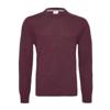 R2 Amsterdam Trui Crewneck Merinowol Bordeaux 134.CREW.002