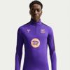 Nike fc barcelona strike uit kobe dri-fit knit voetbaltrainingstop