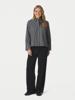 Neo Noir, blouse in een ruit met steentjes, blauw