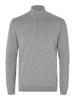 Selected Homme Half Zip Trui 16074687 Medium Grey