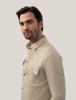 Cavallaro Napoli Overshirt  Zedenio 123251004-718006 light camel melange