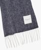 Profuomo Wollen Sjaal Donkerblauw PPXS30002A