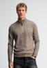 Butcher of Blue, 1926002 CLIFDEN HALF ZIP-640 Casablanca Beige
