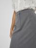 Vila Rok Vivarone High Waist Middellange rok Medium Grey Melange