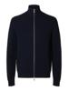 Selected Homme Trui met rits 16096883 Blauw