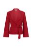 Studio Anneloes Lette honeycomb blazer 12462 3200 dark red