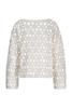 Studio Anneloes Amarey flower pullover 12824 1100  Off White