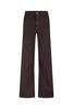 Studio Anneloes Lexie col denim trousers 13299  8700 espresso