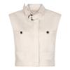 JOSH V Maxwell oversized Gilet JV-2603-0117 Ecru