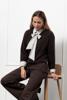 Studio Anneloes Bibi mohair cardigan 13138  8700 espresso