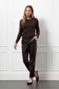 Studio Anneloes Anne faux leather trousers 13280 8700 espresso
