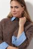 Studio Anneloes Marelle pullover 13302 8700 espresso