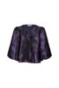 Studio Anneloes Eliza wave jacquard top 13394 Dark Blue - Vintage Berry