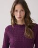 Summum, 3s5166-30721 Top structure jersey, 324 wineberry