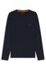 BOSS T-shirt met logopatch 50512111 Donkerblauw