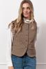 Studio Anneloes Fie check gilet 13090 1322 Caramel/latte