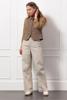 Studio Anneloes Fie check gilet 13090 1322 Caramel/latte