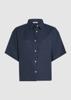Circle of Trust, blouse korte mouwen, navy
