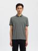 Selected Homme Polo met rits 16079026 Agave Green
