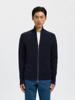 Selected Homme Trui met rits 16096883 Blauw