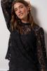 Studio Anneloes Veda lace top 13339 Black