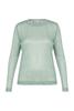 Studio Anneloes Roxy lurex plisse top 13558 Light Sage Green