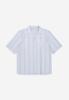 Butcher of Blue, blouse korte mouw streep, blauw