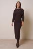 Studio Anneloes Ineke LS dress 13405 Espresso