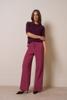 Studio Anneloes Luz twill trousers 13360 Vintage Berry
