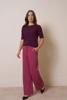 Studio Anneloes Luz twill trousers 13360 Vintage Berry
