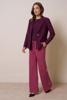 Studio Anneloes Luz twill trousers 13360 Vintage Berry