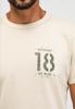 Butcher of Blue T-Shirt Army 18 Stencil Tee M2522002 Beige Grey