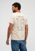 Butcher of Blue T-Shirt Army 18 Stencil Tee M2522002 Beige Grey