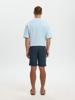 Selected Homme Katoen Flex Shorts 16092357 Donkerblauw