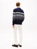 Tommy Hilfiger Fair Isle trui van lamswolmix MW0MW408440A4 Navy Blue