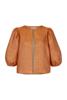 Studio Anneloes Plien jacquard blouse 13430 Orange