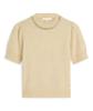 JOSH V Top Franka met merinowol JV-2512-0202 light beige melange