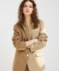 JOSH V Suus Hoodie oversized two-tone blazer JV-2512-0305 Khaki light camel
