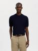 Selected Homme T-shirt merinowol 16096370 Navy Blazer