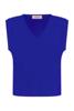 Studio Anneloes Leona vneck top 13815 Electric Blue