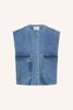 By-Bar Maggie Denim Sleeveless Gilet