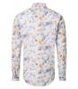 Casamoda Overhemd met bloemprint 126130340 blauw