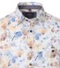 Casamoda Overhemd met bloemprint 126130340 blauw