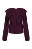 Studio Anneloes Jezz ruffle top 13367 Blackberry