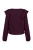 Studio Anneloes Jezz ruffle top 13367 Blackberry