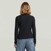 G-Star, D28727-D107 2 way slim rib r t l\s cardigan wmn, C742 salute