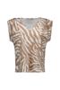 Studio Anneloes Leone zebra vneck top