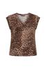 Studio Anneloes Leone leopard vneck top